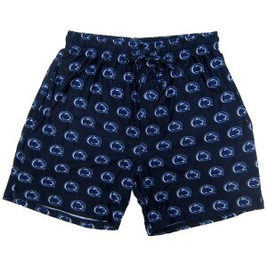 navy shorts with repeating Penn State Athletic Logos